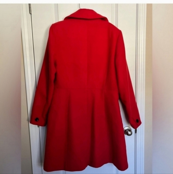 🍁🍂NWOT City chic 18 Scarlet Clean Cut Coat - Picture 7 of 8